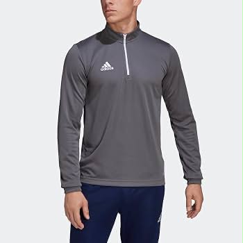 Playera Manga Larga con cierre de 1/4 Adidas
